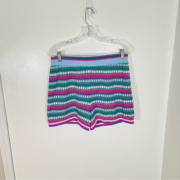 Lilly Pulitzer Avington Sweater Hoodie Short SET Turquoise Shore Athleisure Rare - Picture 12 of 12